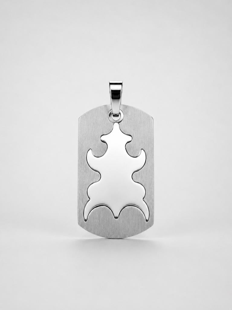Edelstalen hanger, Sieraden, Tassen en Uiterlijk, Verzenden, Zilver, Overige materialen