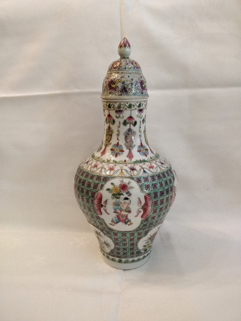 Chinese deksel vaas, Ophalen of Verzenden