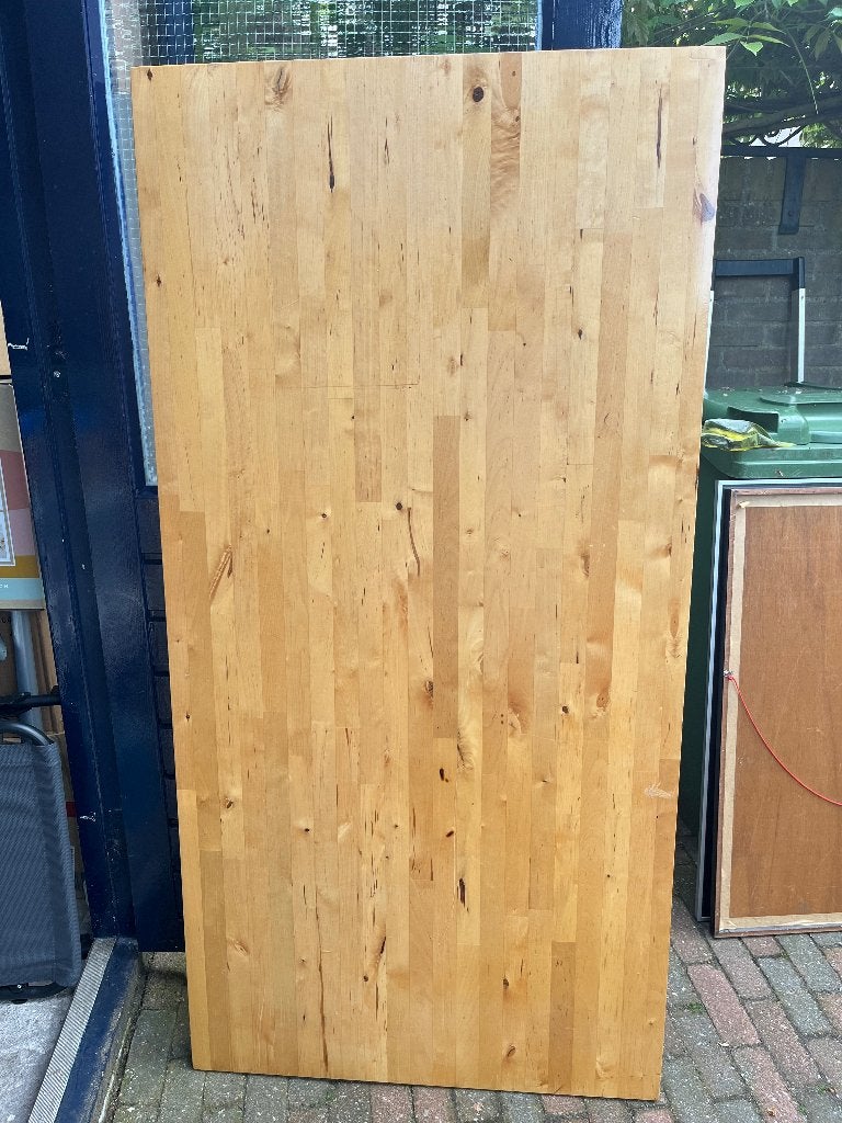 Mooie tafel/bureau  160 x 80 cm, Ophalen, 50 tot 100 cm, Zo goed als nieuw, Vijf personen of meer