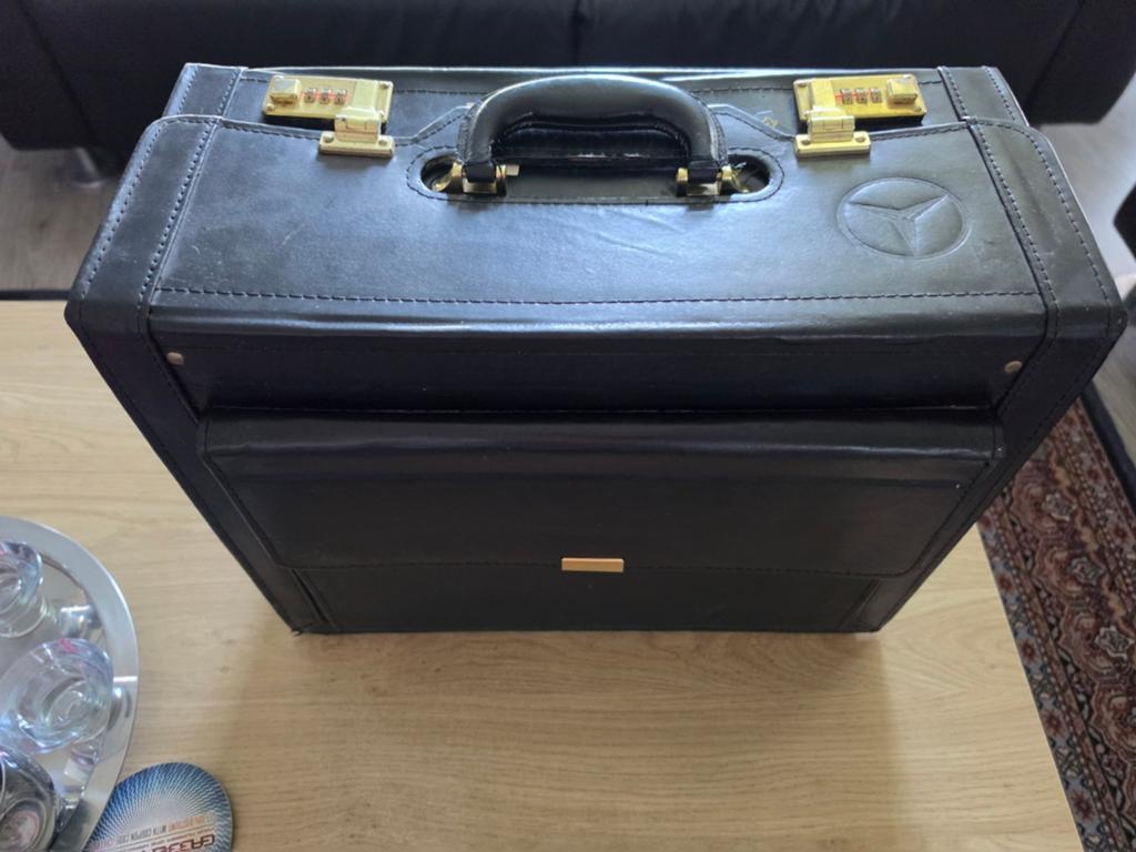 Vintage Mercedes pilotenkoffer - ongebruikt, 40+ jaar oud, Ophalen