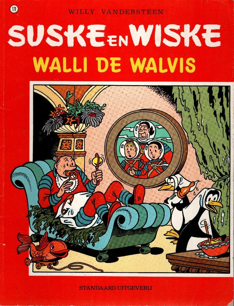 Suske en Wiske, Walli de walvis (171), Willy vandersteen, Eén stripboek, Ophalen of Verzenden, Gelezen