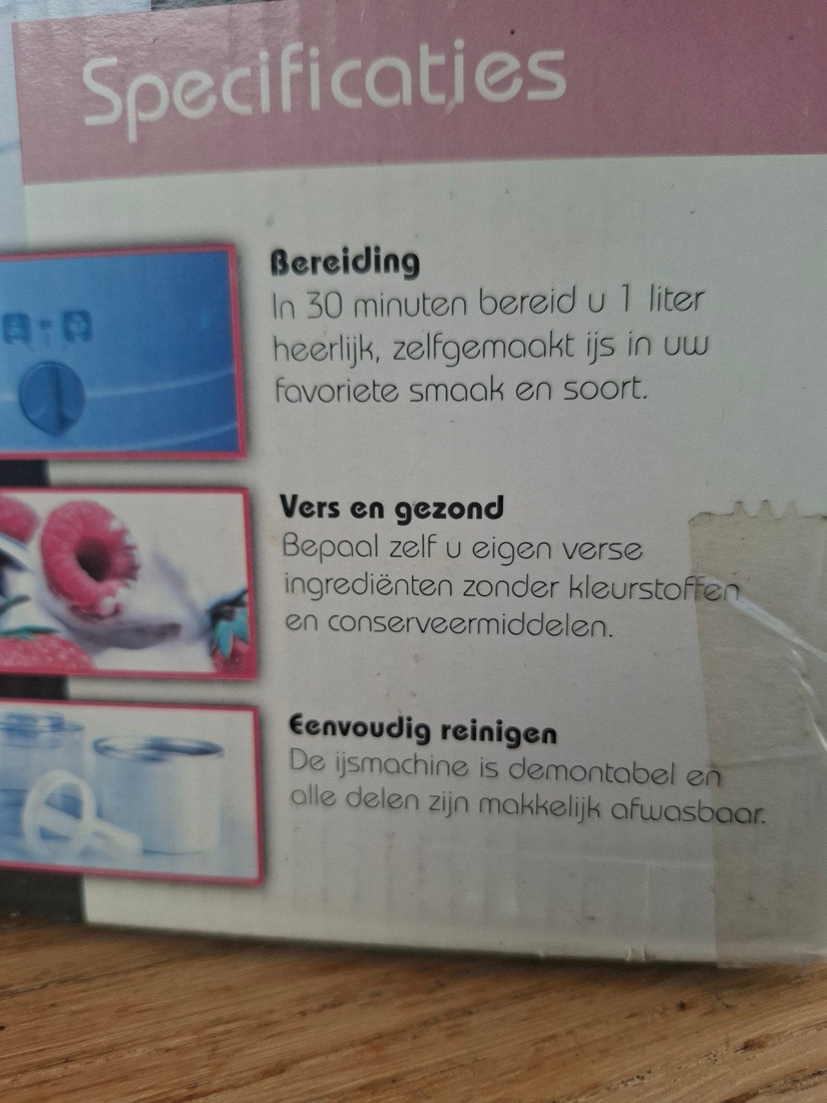 Primo IJsmachine - Maak zelf heerlijk ijs en sorbet, Ophalen of Verzenden, Zo goed als nieuw, Koelelement