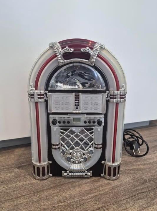 Skytronic Jukebox 100.107 - Radio & CD speler - Eyecatcher!, Ophalen of Verzenden, Zo goed als nieuw, Radio, Met cd-speler
