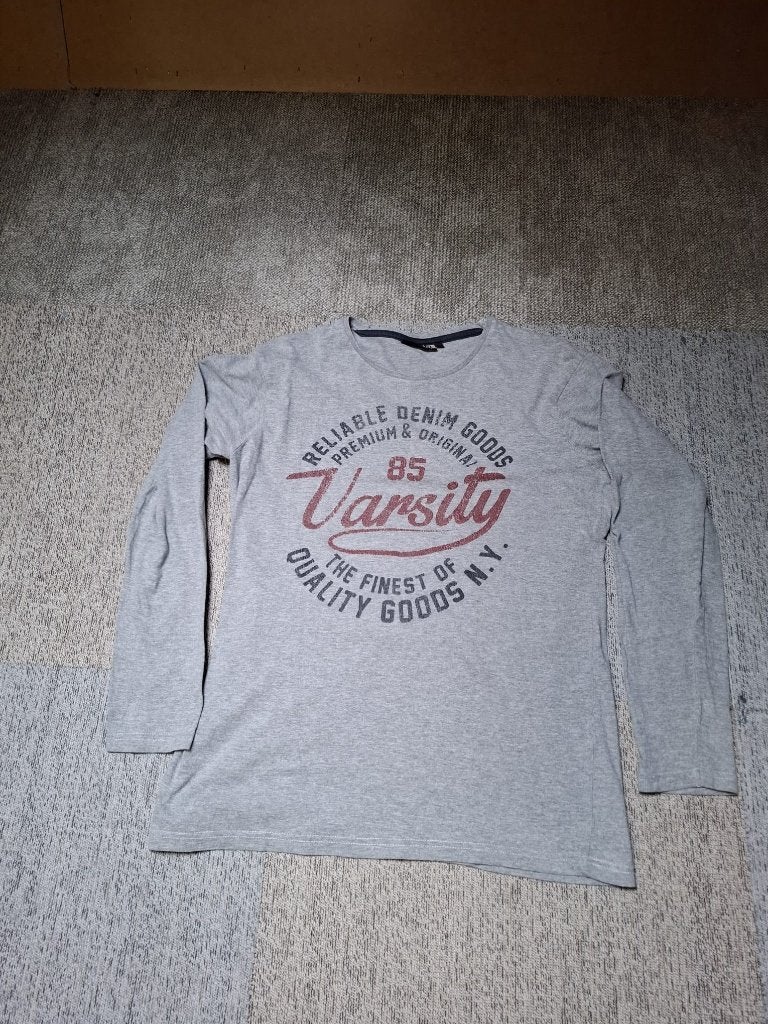 Longsleeve Maat L Basic Equipment Grijs, Maat 52/54 (L), Basic Equipment, Ophalen of Verzenden, Zo goed als nieuw