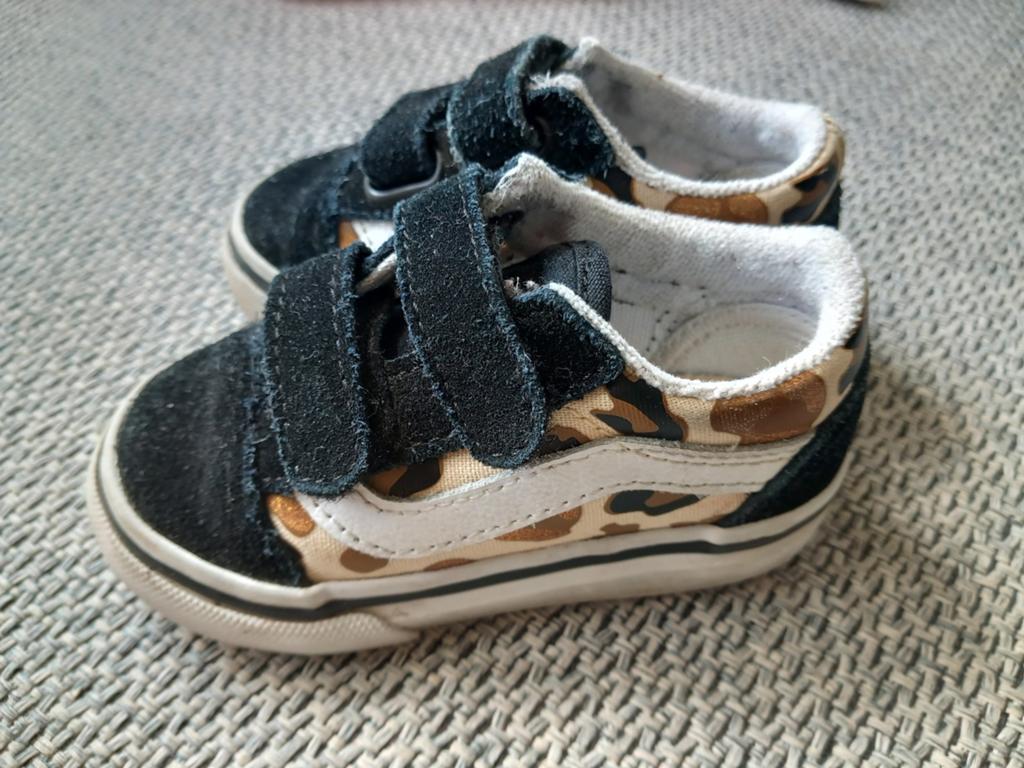Vans schoentjes luipaard print 20, Ophalen of Verzenden, Gebruikt, Schoentjes, Vans