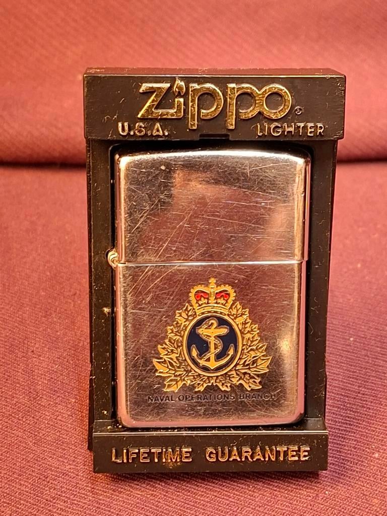 Zippo Canada Marine 1975-1986, Verzamelen, Ophalen of Verzenden, Marine, Amerika