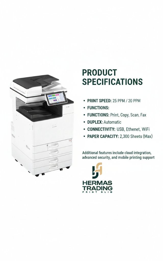 Ricoh IM C2500 Multifunctionele kleurenprinter, Computers en Software, Printers, Ophalen, Kleur printen, All-in-one, Refurbished