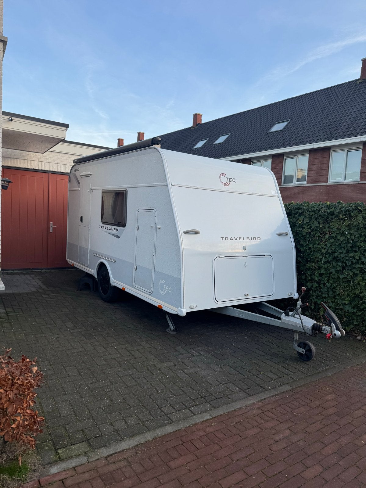 Compacte TEC Travelbird Caravan met luifel en mover., T.E.C., Rondzit, Particulier, 4 tot 5 meter
