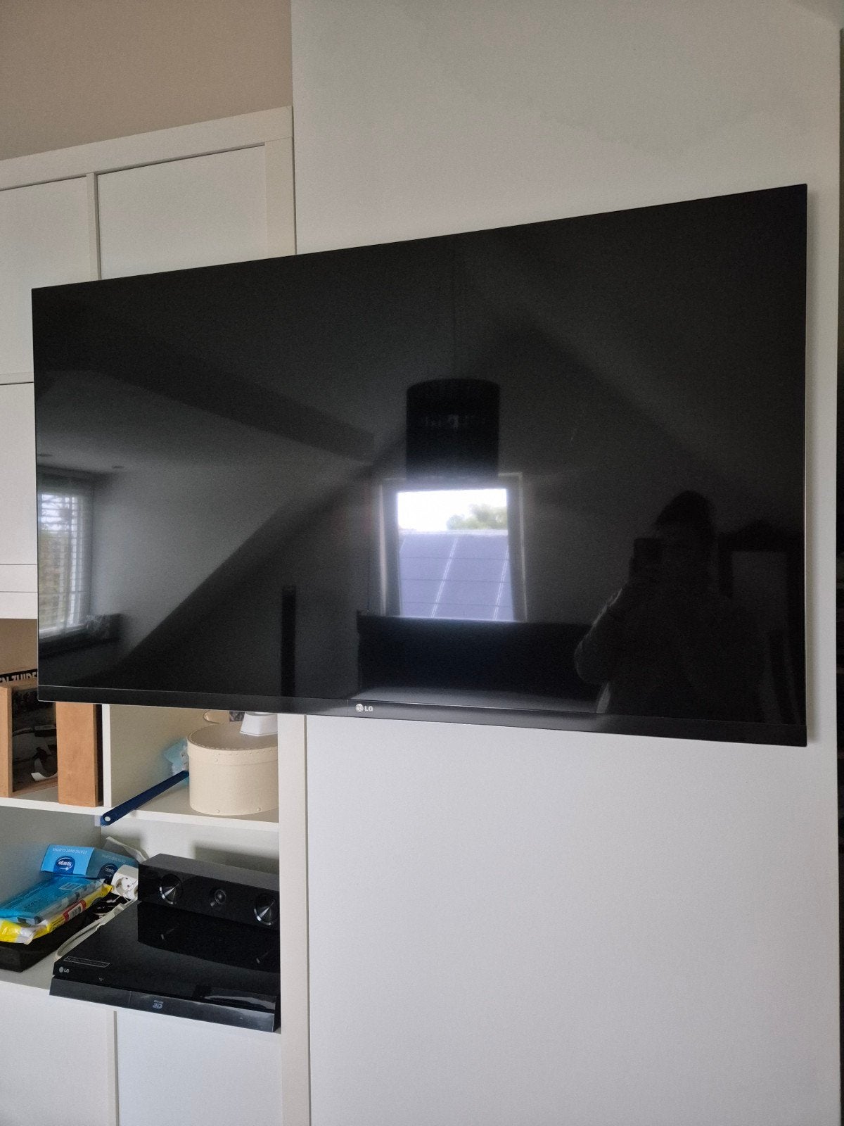 LG TV 107 cm met Cinema Sound Set en 4 palen, Ophalen, Gebruikt, 100 cm of meer, LG