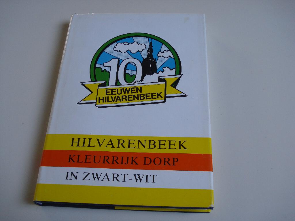 Hilvarenbeek kleurrijk dorp in zwart-wit, Verzenden, Zo goed als nieuw
