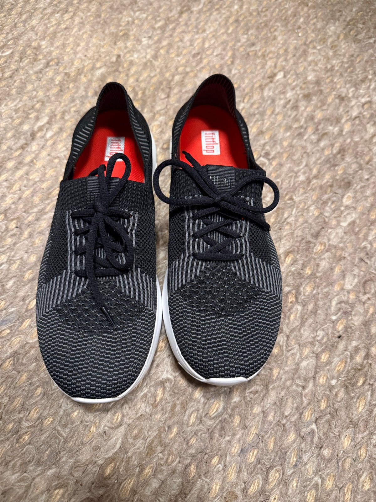 FitFlop Marblenit Sneakers Zwart/Grijs Maat 40, Ophalen of Verzenden, Nieuw, Zwart, Sneakers of Gympen
