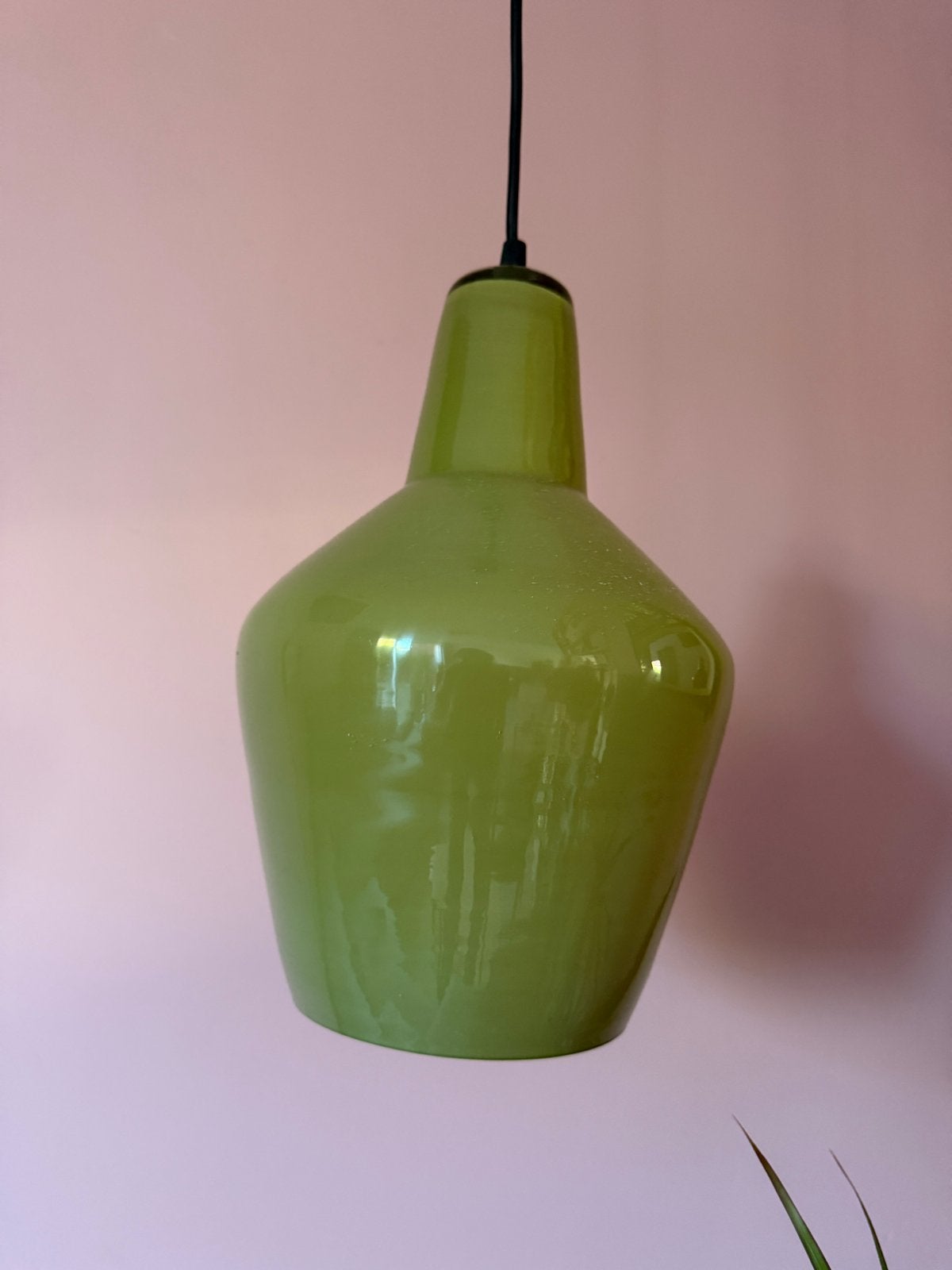 Bepurehome Pottery Hanglamp - Groen Keramiek, Huis en Inrichting, Ophalen, Zo goed als nieuw, Keramiek, E27 (groot)