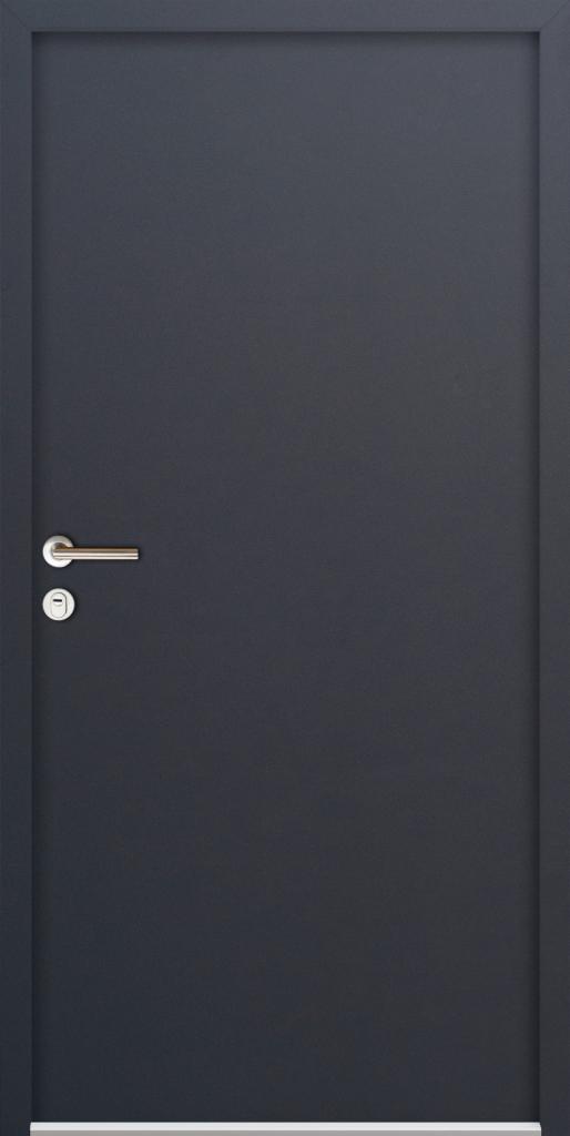Stalen Buitendeur Volpaneel B110 H210cm Antraciet