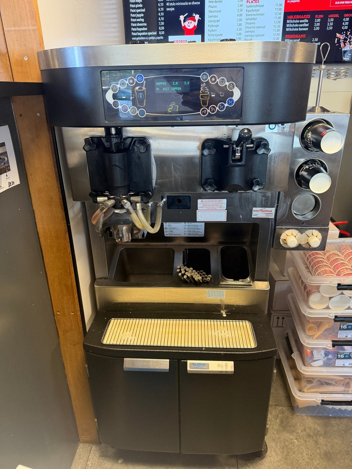 Professionele Taylor 606-58 softijs en milkshake machine, Ophalen, Gebruikt, Overige typen