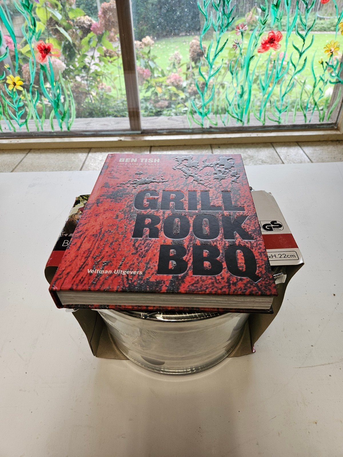 Barbecue met boek houtskool, Ophalen of Verzenden, Nieuw, Bbq, Met accessoires