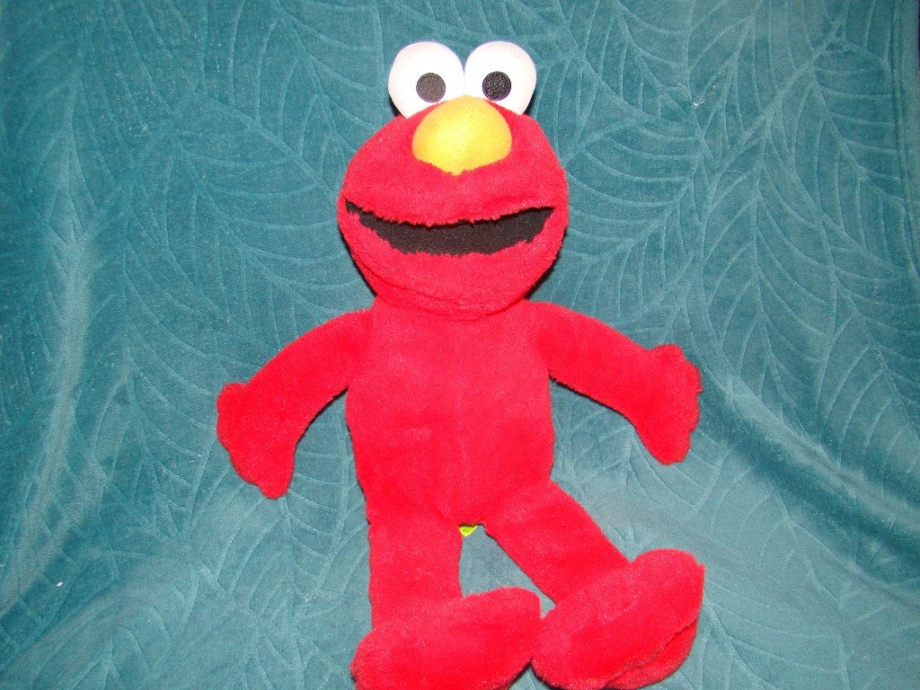 grote sesam straat Elmo pluizig en rood 65 cm, Kinderen en Baby's, Overige merken, Overige karakters, Overige typen, Ophalen of Verzenden