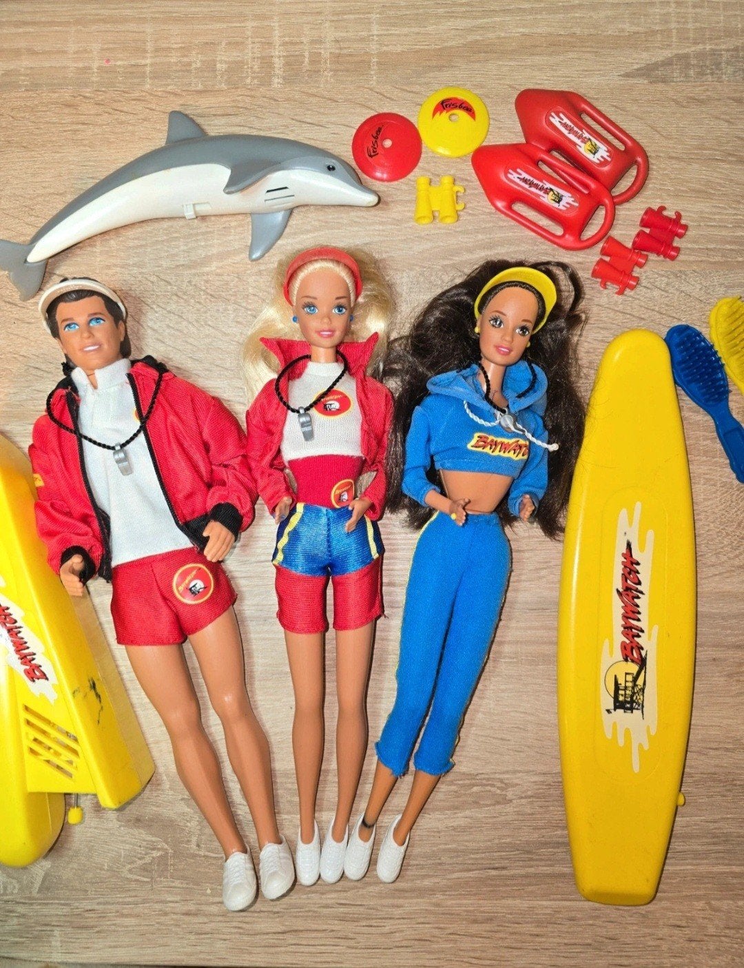Barbie Baywatch set - Teresa Baywatch & Ken Baywatch, Verzamelen, Poppen, Ophalen of Verzenden, Zo goed als nieuw, Pop