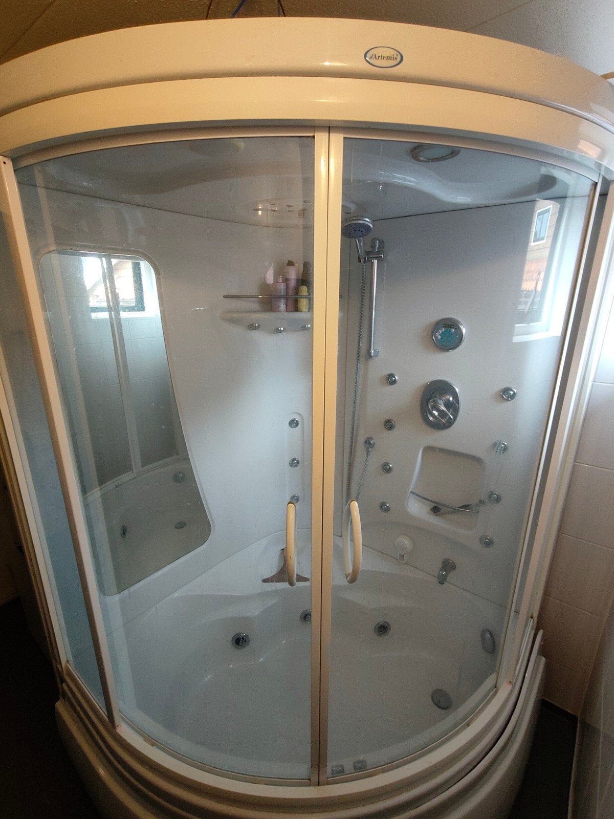 Douchecabine met Bad, stoomcabine en Hydrojets -, Ophalen, Gebruikt, Douche