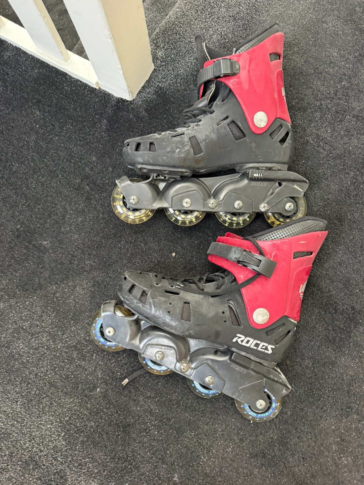 Roces Inline Skates - Zwart/Rood - Maat 41, Gebruikt, Ophalen of Verzenden, Inline skates 4 wielen, Heren