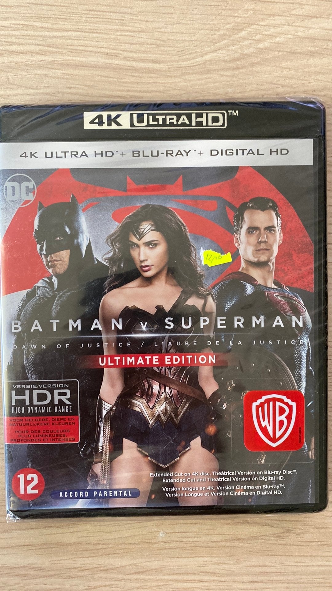 Batman v superman 4K uhd blu ray NL versie NIEUW, Cd's en Dvd's, Blu-ray, Ophalen of Verzenden, Nieuw in verpakking, Actie