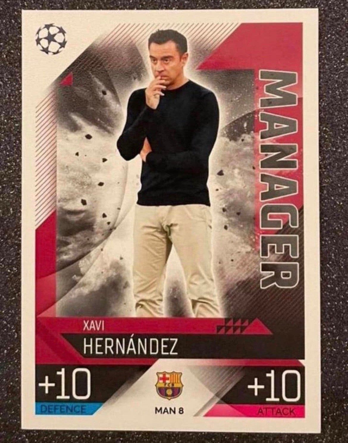 Topps MA EXTRA 22/23  MANAGER  XAVI HERNÁNDEZ  FC BARCELONA, Verzenden, Zo goed als nieuw, Plaatje
