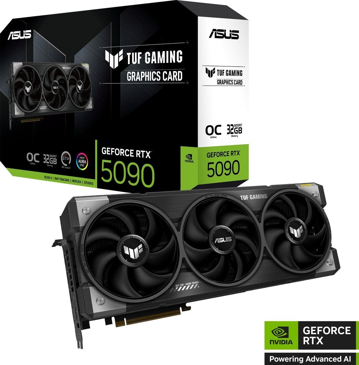 ASUS TUF Gaming GeForce RTX 5090 OC 32GB Grafische Kaart, Computers en Software, Ophalen, GDDR6, Nieuw, HDMI