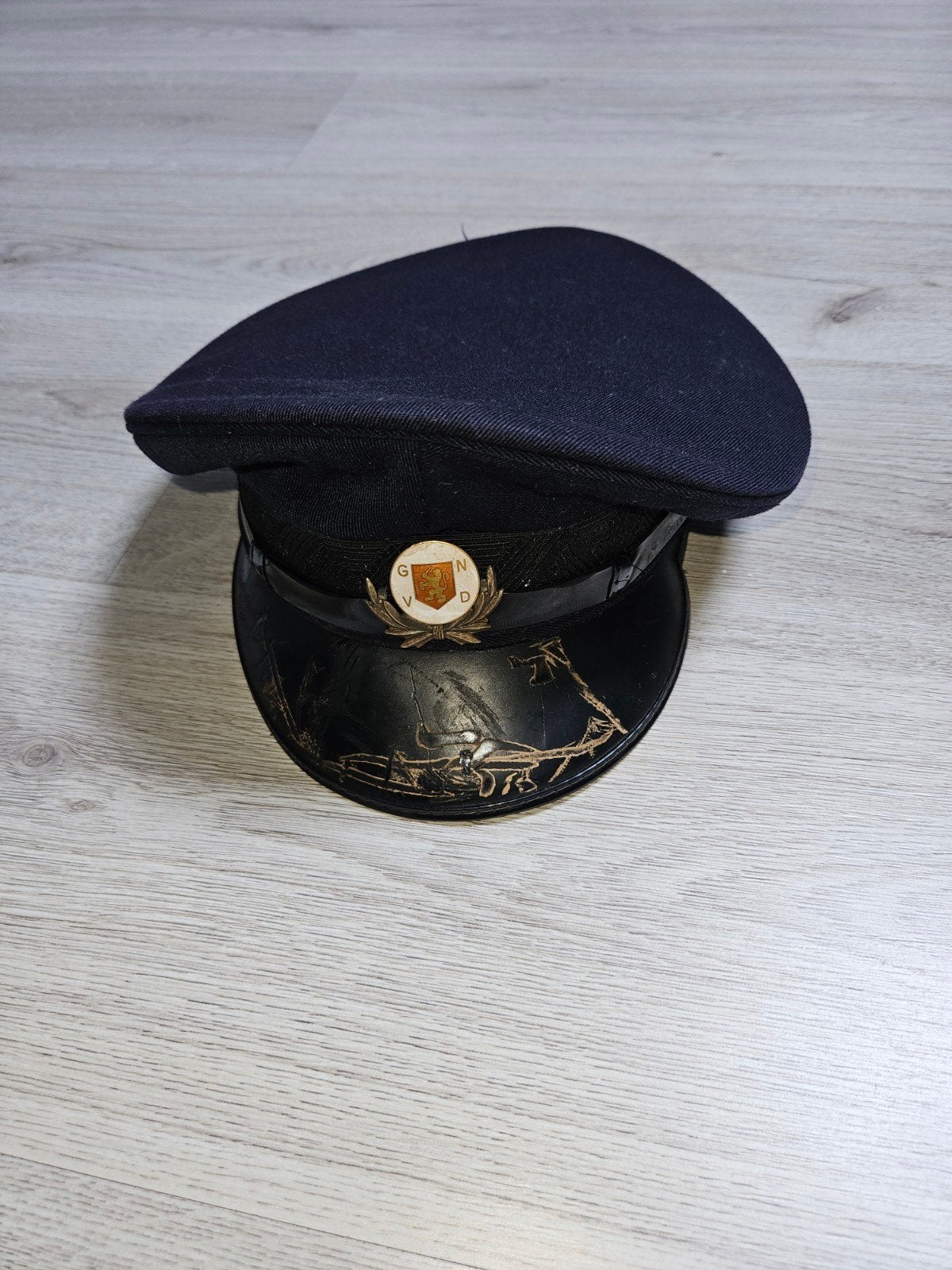 Koude Oorlog pet Gecombineerde Nachtveiligheidsdienst, Ophalen of Verzenden, Landmacht, Nederland, Helm of Baret
