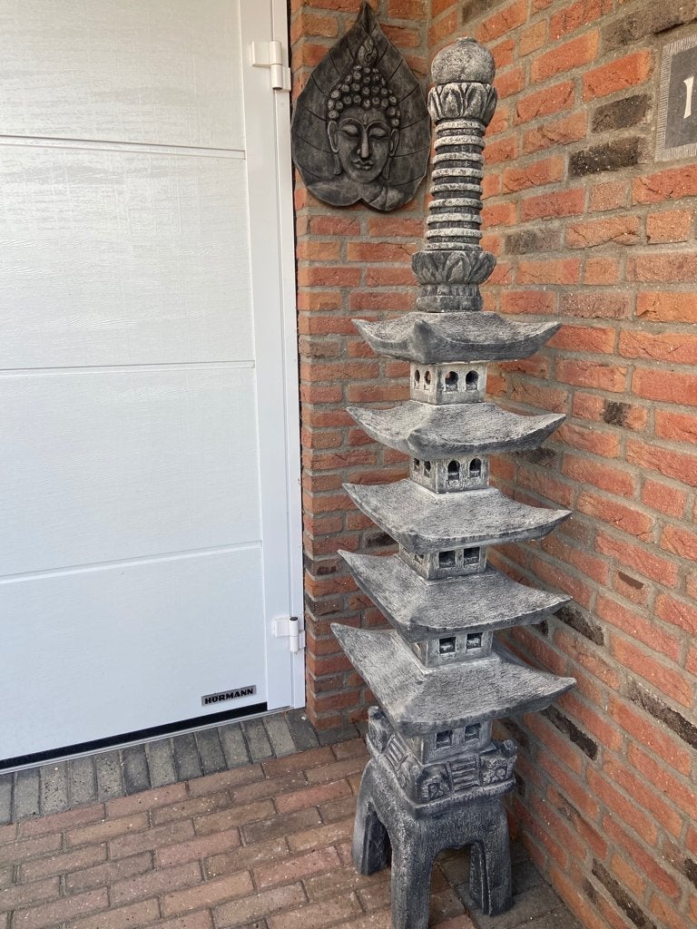Japanse Pagode , hoogte 180cm, Tuin en Terras, Tuinbeelden, Ophalen, Nieuw, Beton, Overige typen