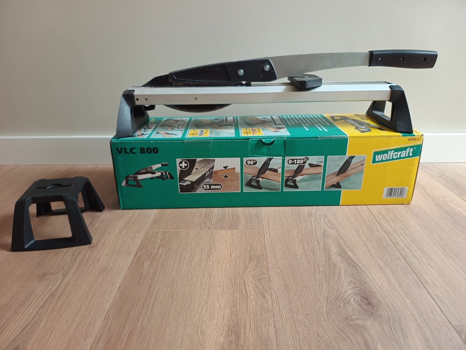 Wolfcraft VLC 800 Vinyl- en laminaatsnijder, Doe-het-zelf en Verbouw, Gereedschap | Handgereedschap, Ophalen of Verzenden, Zo goed als nieuw