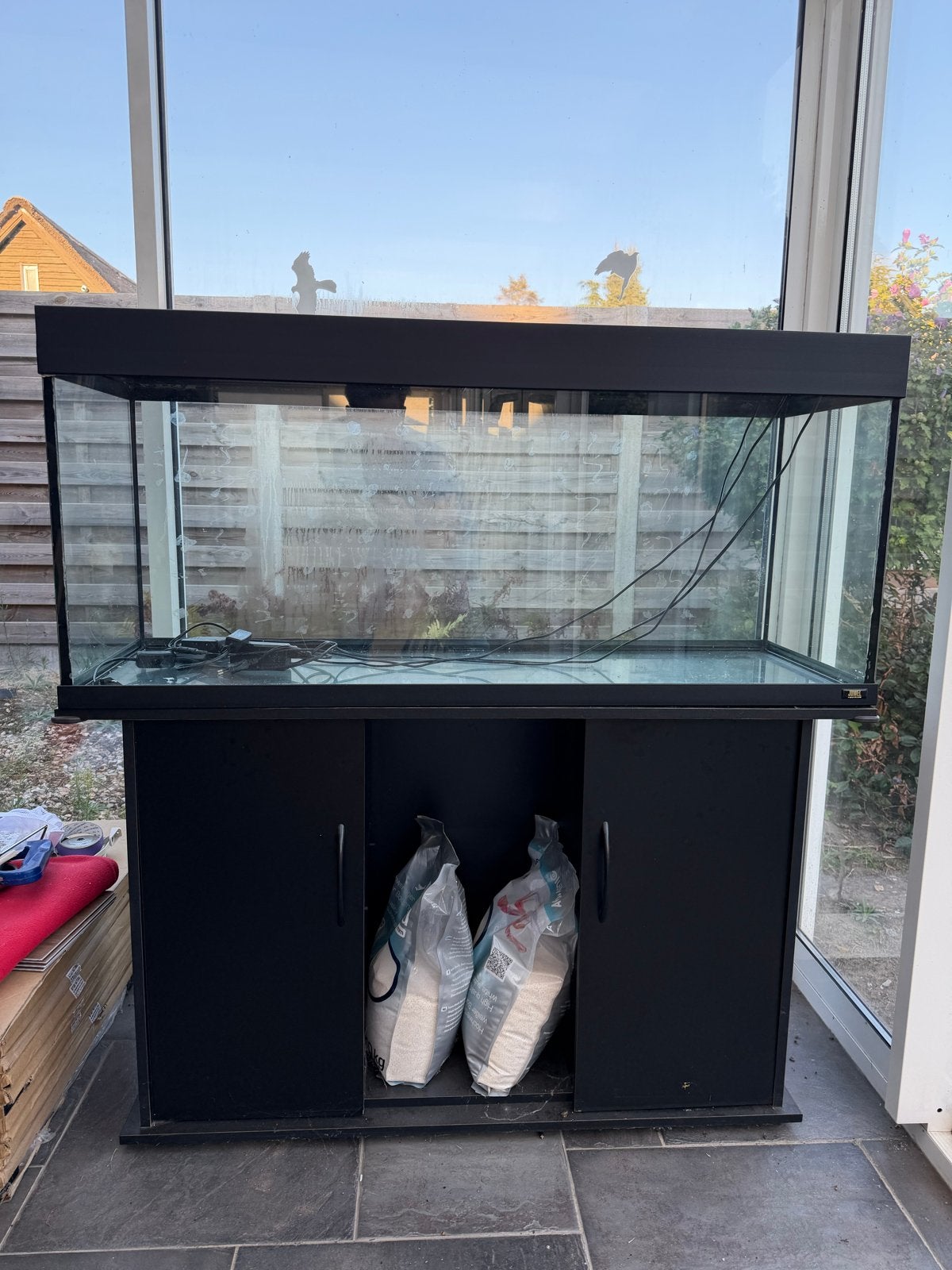 Aquarium 240 liter Juwel Rio met toebehoren, Dieren en Toebehoren, Ophalen, Gebruikt, Aquariummeubel, Verwarming