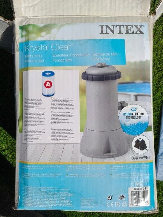Intex Krystal Clear Filterpomp 638G voor zwembaden, Ophalen of Verzenden, Gebruikt, Zwembadpomp