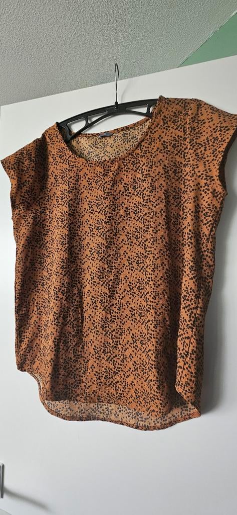 Dunne okergele blouse, oversized, maat 38, Ophalen of Verzenden, Gedragen, Maat 38/40 (M), Geel