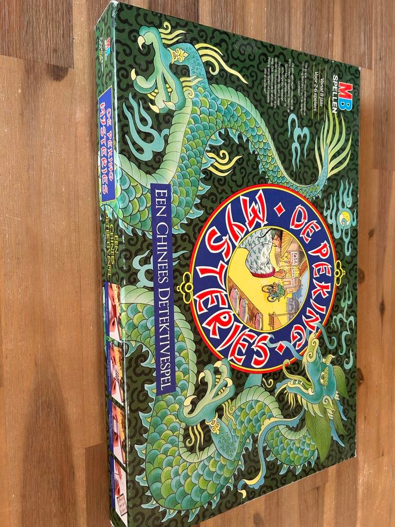 De Peking Mysteries - Vintage Chinees Detectivespel MB, Hobby en Vrije tijd, Gezelschapsspellen | Bordspellen, Drie of vier spelers