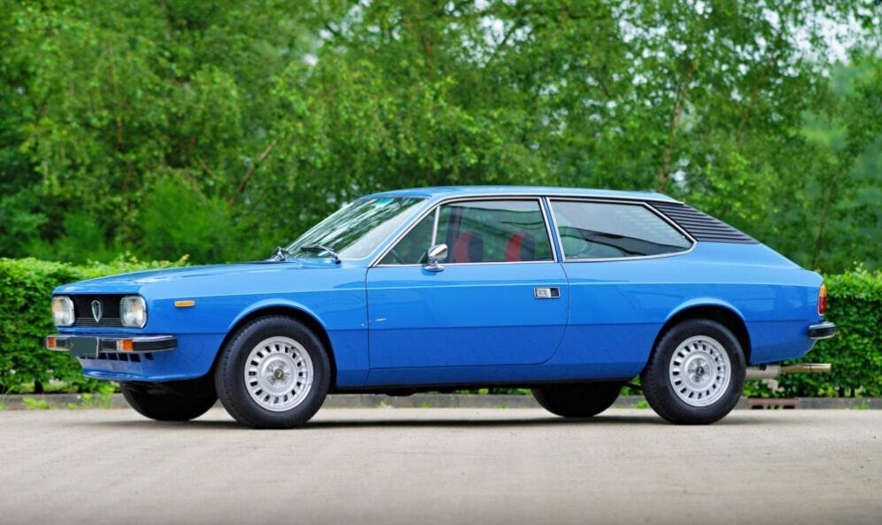 Lancia Beta HPE 2000 1976 Antibes Blauw, Auto's, 1046 kg, Stof, 1995 cc, 4 cilinders