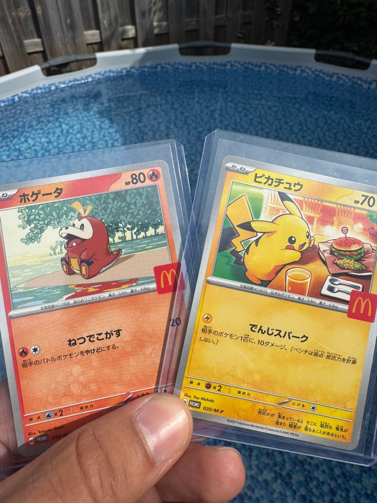 Pokémon McDonald’s Japan Promo Pikachu 020/M-P + Fuecoco 018, Verzenden, Zo goed als nieuw, Losse kaart