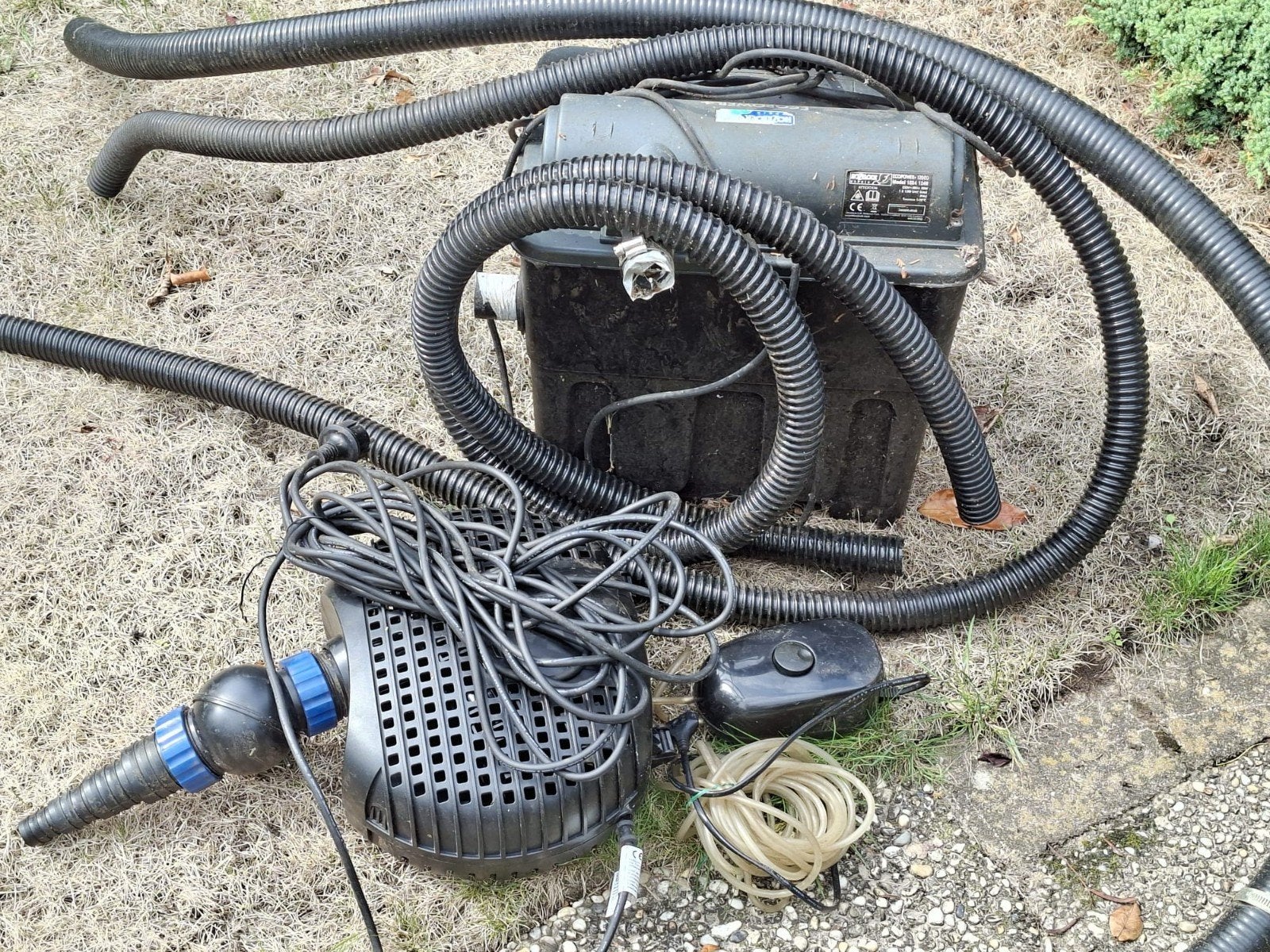 vijverpomp met filter, Ophalen, Zo goed als nieuw, Vijverpomp