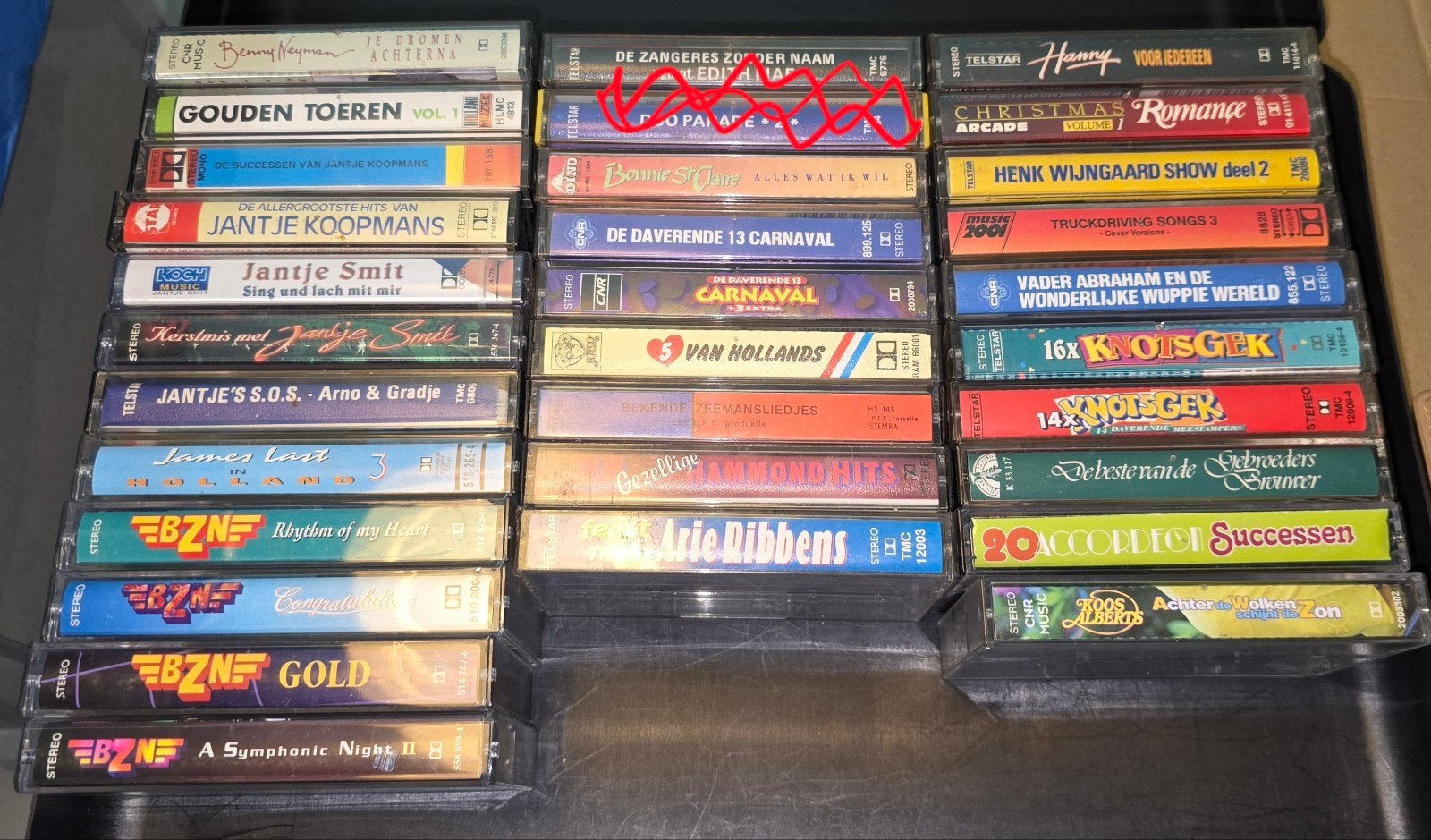 29 originele Nederlandstalige cassettebandjes, Cd's en Dvd's, Cassettebandjes, Ophalen, Gebruikt, Origineel, Nederlandstalig