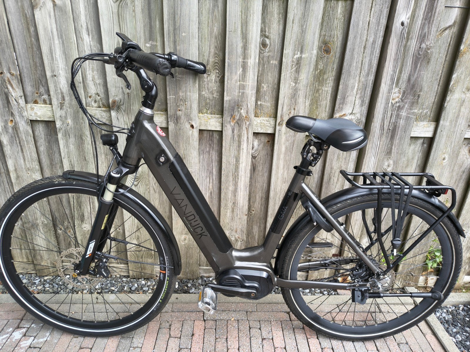 Van Dijck Gaia 2021 - 630wh batterij -, Fietsen en Brommers, Elektrische fietsen, Zo goed als nieuw, 50 km per accu of meer, 55 tot 59 cm