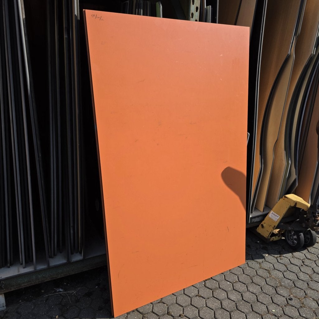 Mooie 13 mm dikke oranje trespa plaat  volkern, Doe-het-zelf en Verbouw, Niet ingevuld, Gebruikt, Niet ingevuld, Niet ingevuld