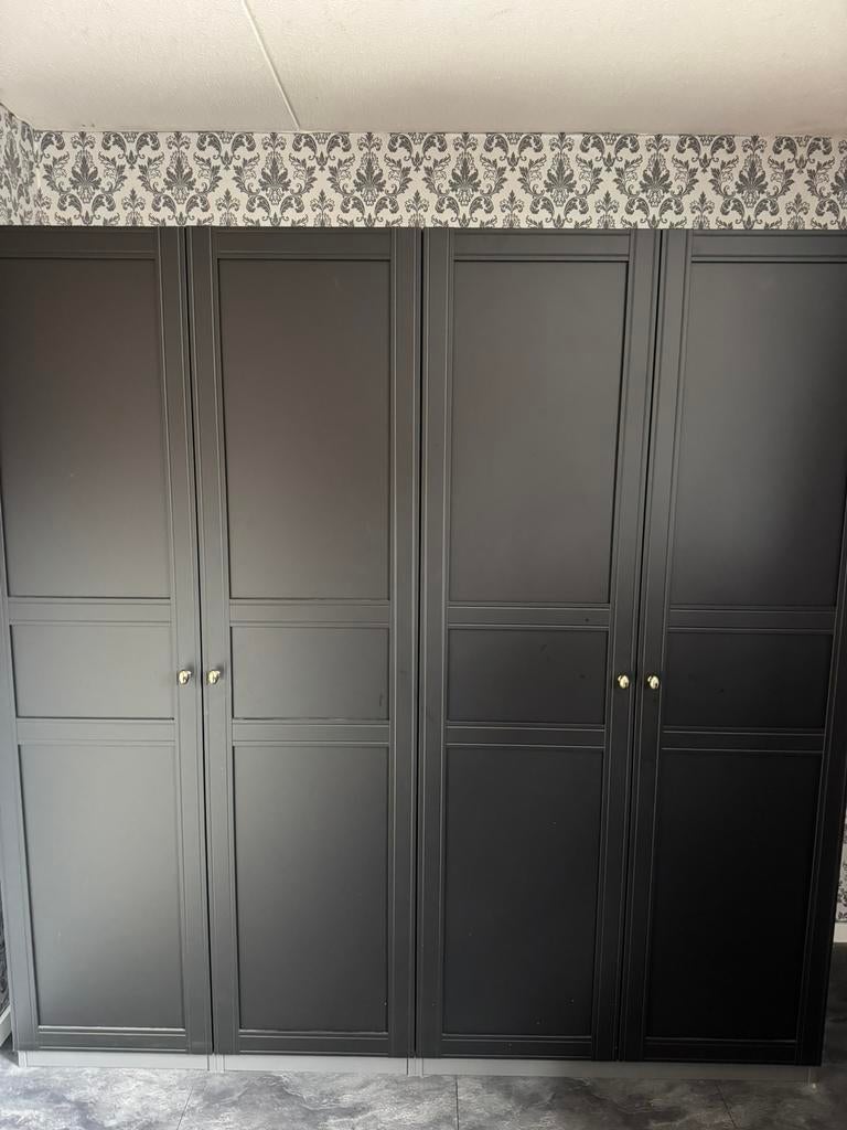 Zwarte Pax Kast Ikea, Ophalen, Zo goed als nieuw, 25 tot 50 cm, Minder dan 100 cm