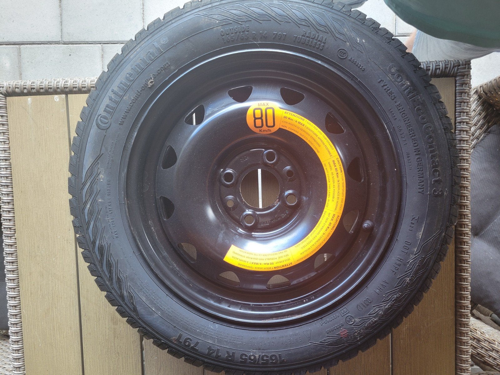 Thuiskomertje 165 R14 / 14 inch,  als nieuw, Ophalen, Zo goed als nieuw