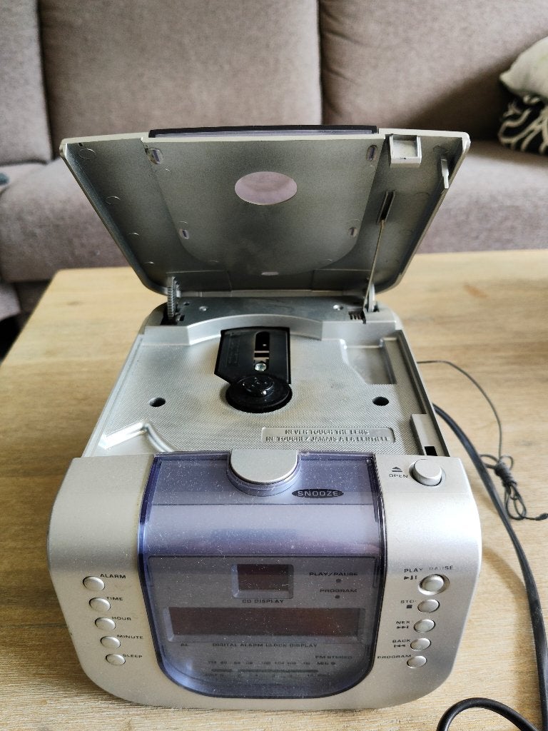 0806 wekkerradio digitale clock radio met cd speler, Verzenden, Nieuw