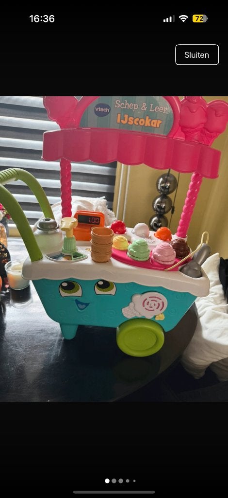 Vtech ijsco kar, Ophalen of Verzenden, Gebruikt, 6 maanden tot 2 jaar