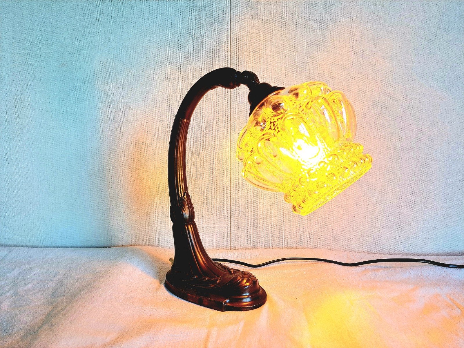 Prachtige Antieke Liberty / Art Deco Tafellamp, Ophalen of Verzenden