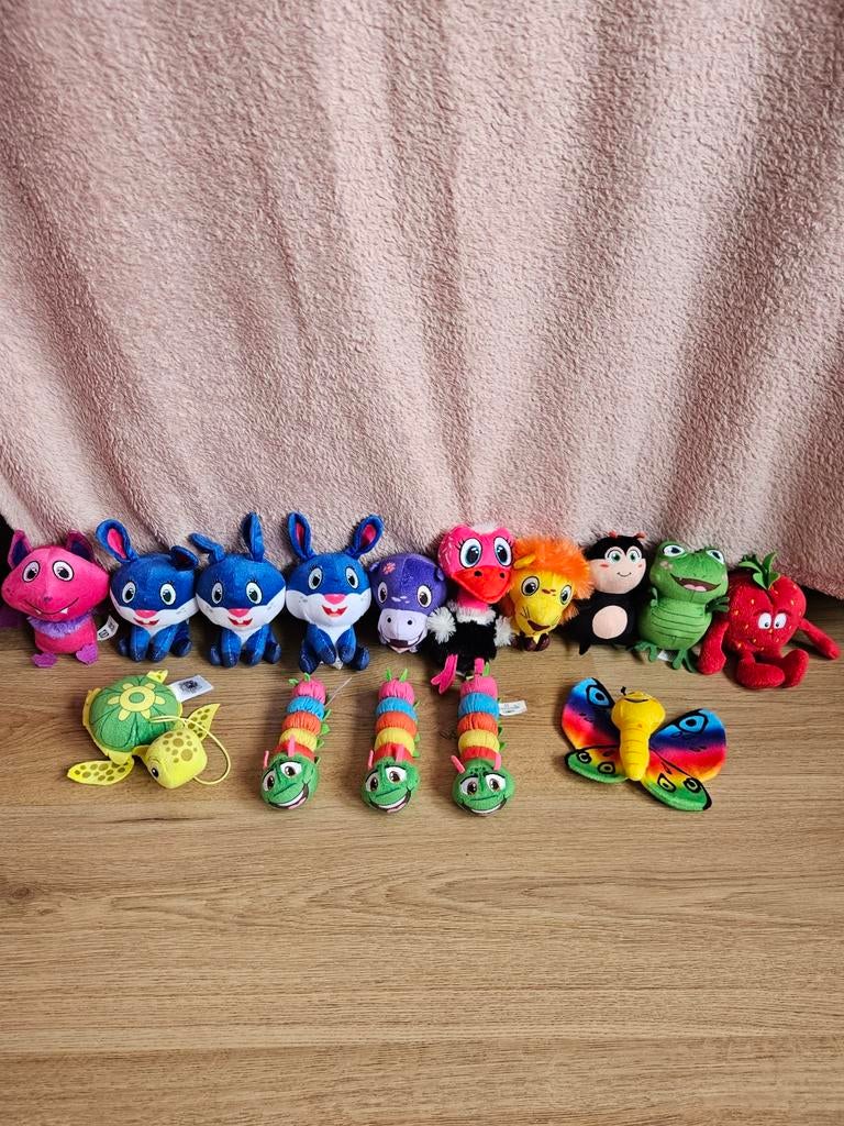 Lidl Mini's Knuffels - Diverse Figuren mogen ook apart weg, Gebruikt, Overige karakters, Overige typen, Meerkleurig