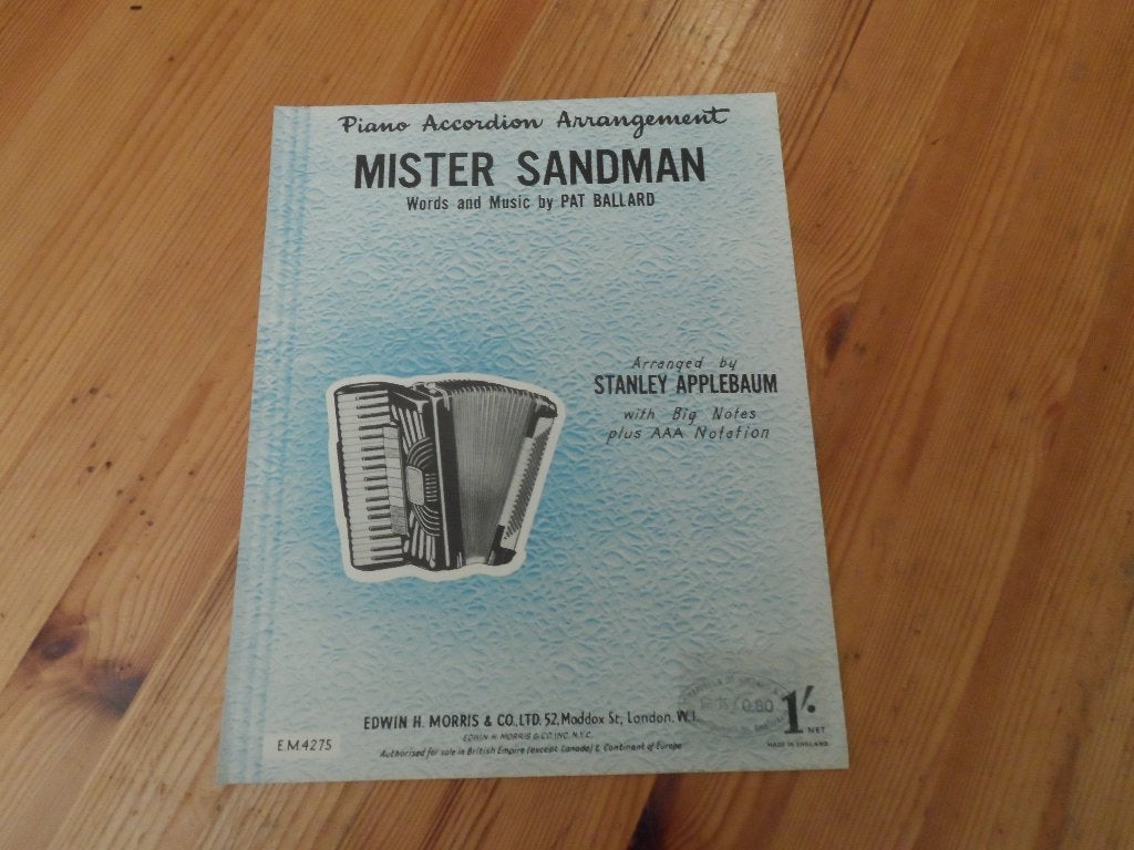 Mister sandman - pat ballard, Muziek en Instrumenten, Gebruikt, Ophalen of Verzenden, Keyboard, Artiest of Componist