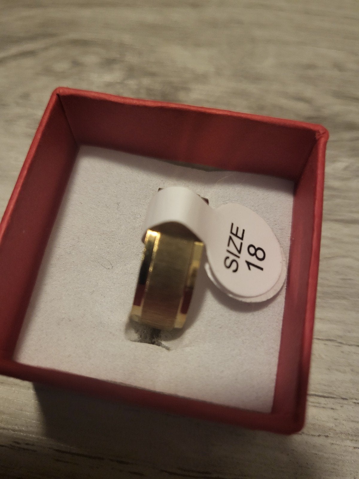 Nieuwe Gouden Ring Maat 18, 18 tot 19, Nieuw, Ophalen of Verzenden, Dame of Heer