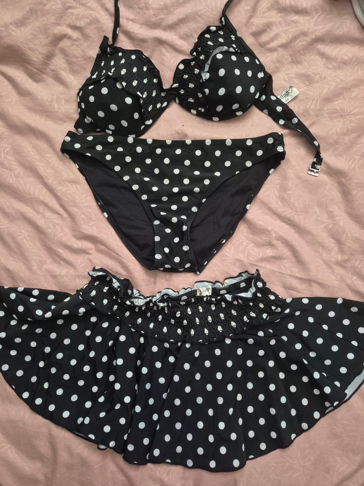 Bikini maat 38, Ophalen of Verzenden, Gedragen, Zwart, Bikini