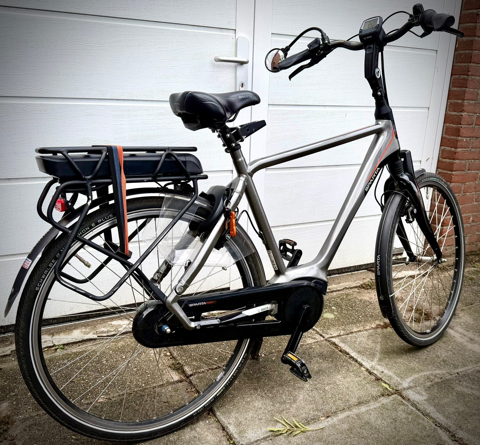 Sparta M8b herenfiets 500 ah accu in topstaat, Fietsen en Brommers, Elektrische fietsen, 55 tot 59 cm, Ophalen, Zo goed als nieuw