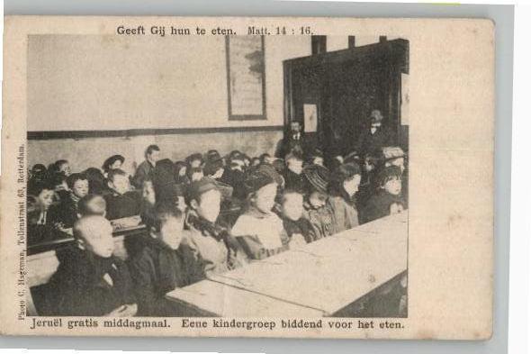 Rotterdam Jeruël Gratis Middagmaal SCHAARS zie info, Verzenden, Voor 1920, Ongelopen, Zuid-Holland